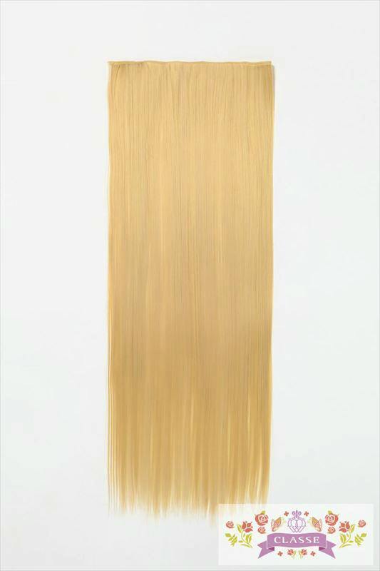 A 60 cm gold synthetic hair bundle (ゴールド33) displayed against a white background with a small logo in the corner.