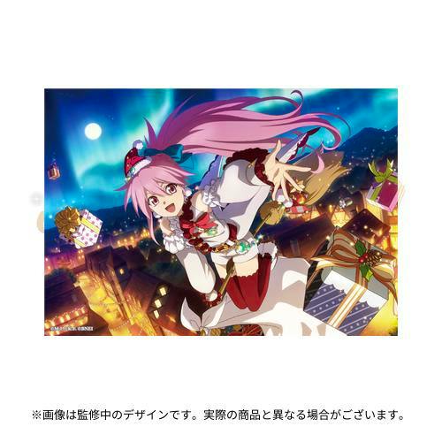 Illustrated photocard image of the product's character: a pink-haired female in a festive outfit against a nighttime cityscape.