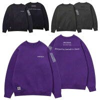 Front and back views of several TaoTech sweatshirts in different colors displayed on a white background.