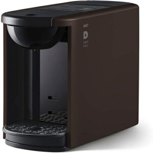 Brown UCC DP3-T drip-pod coffee maker shown from a front-right angle on a white background.