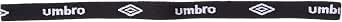 Black hair band showing repeated white "umbro" text and the Umbro double-diamond logo.