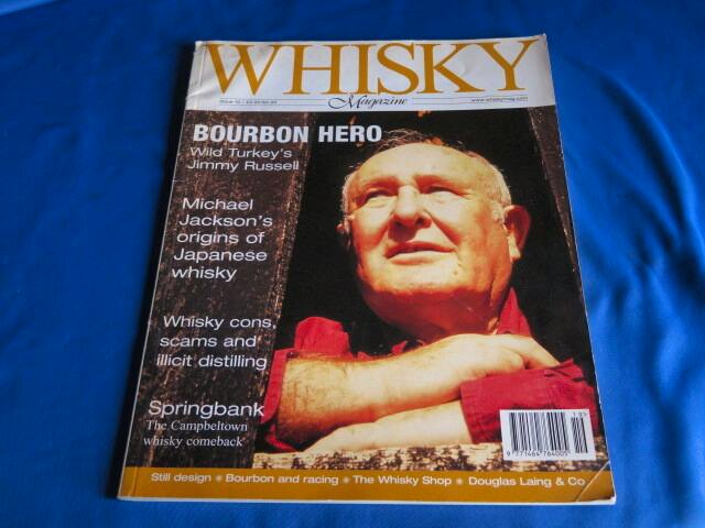 Front cover photo of WHISKY Magazine (Issue 19) showing a portrait of a man and cover text.