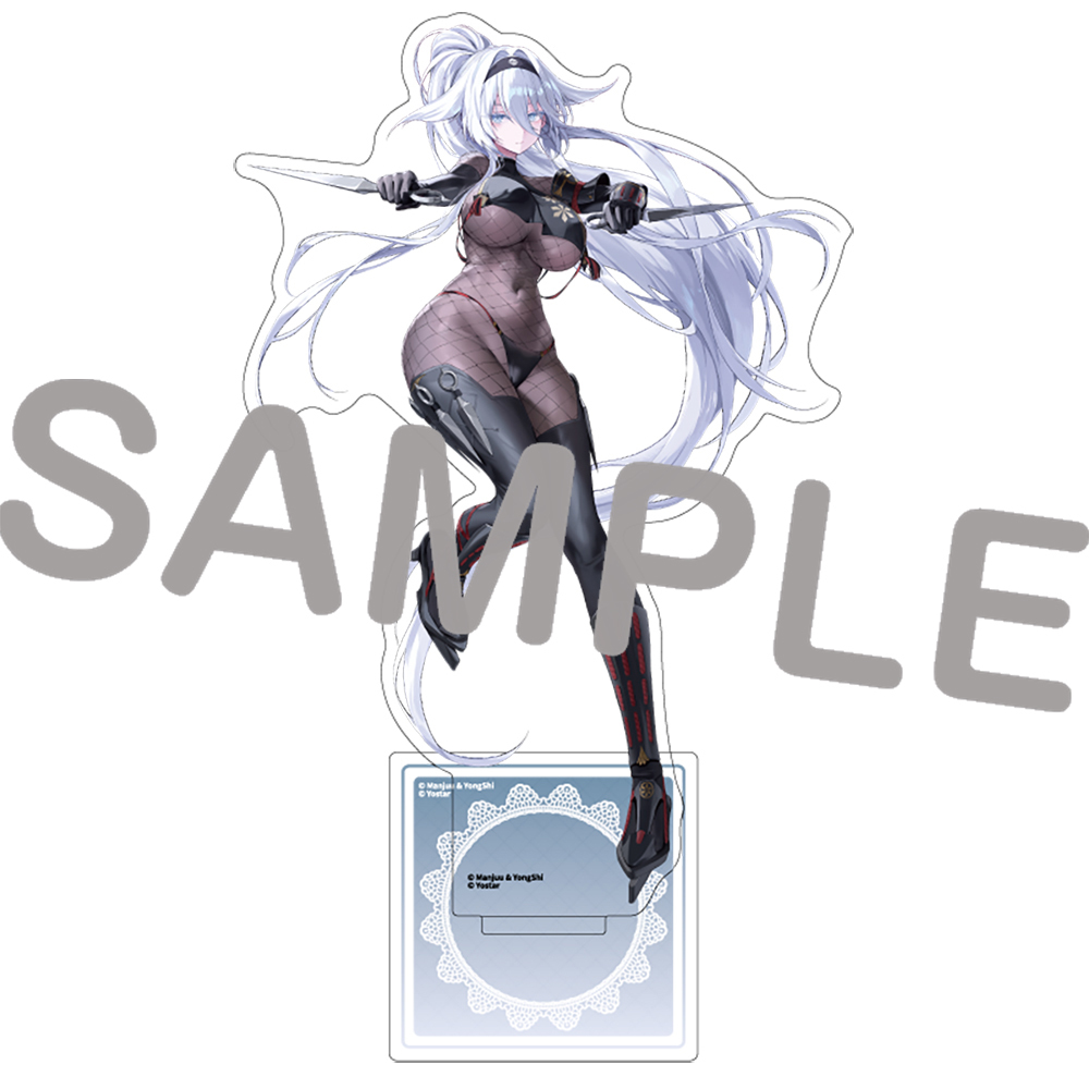 Acrylic decorative stand of the character ソビエツキー・ソユーズ shown in a full-body pose on its square base.