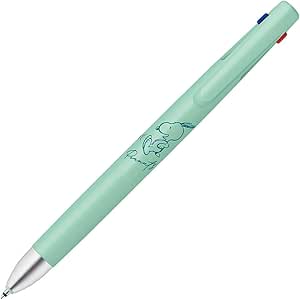Light green ballpoint pen with a Snoopy illustration on the barrel.