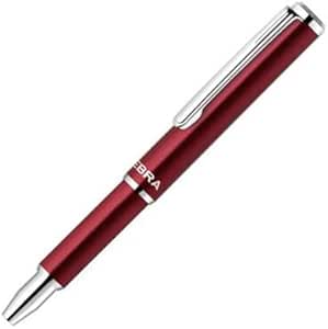 Zebra SL-F1 Mini Limited Gadget Color Series sliding permanent ballpoint pen in bordeaux (0.7mm) on a white background.